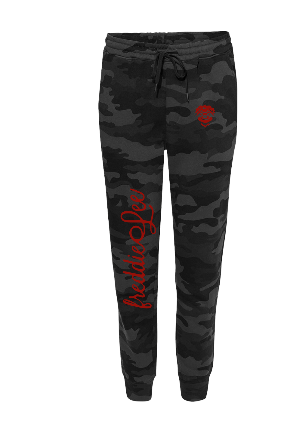 M/Camo Joggers-Sloth Red