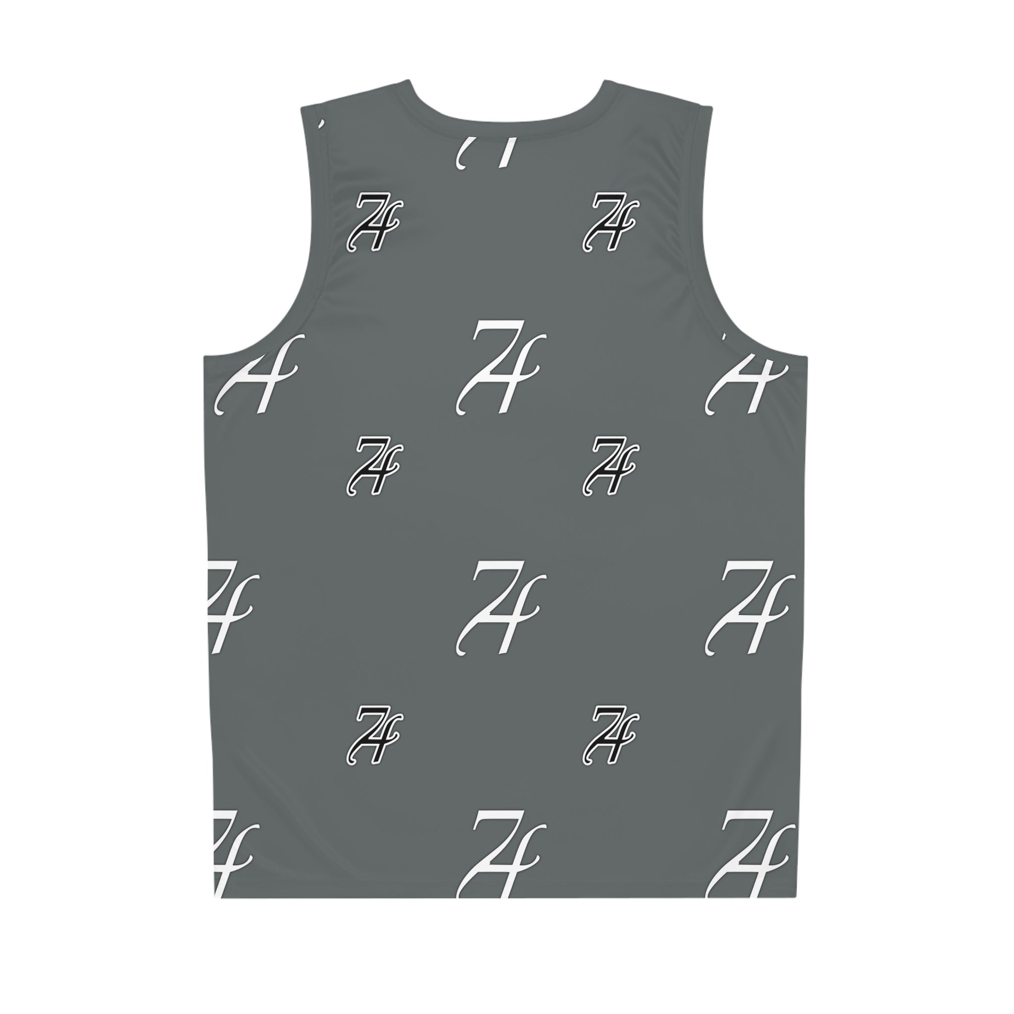 Signature Basketball Tank-Grey