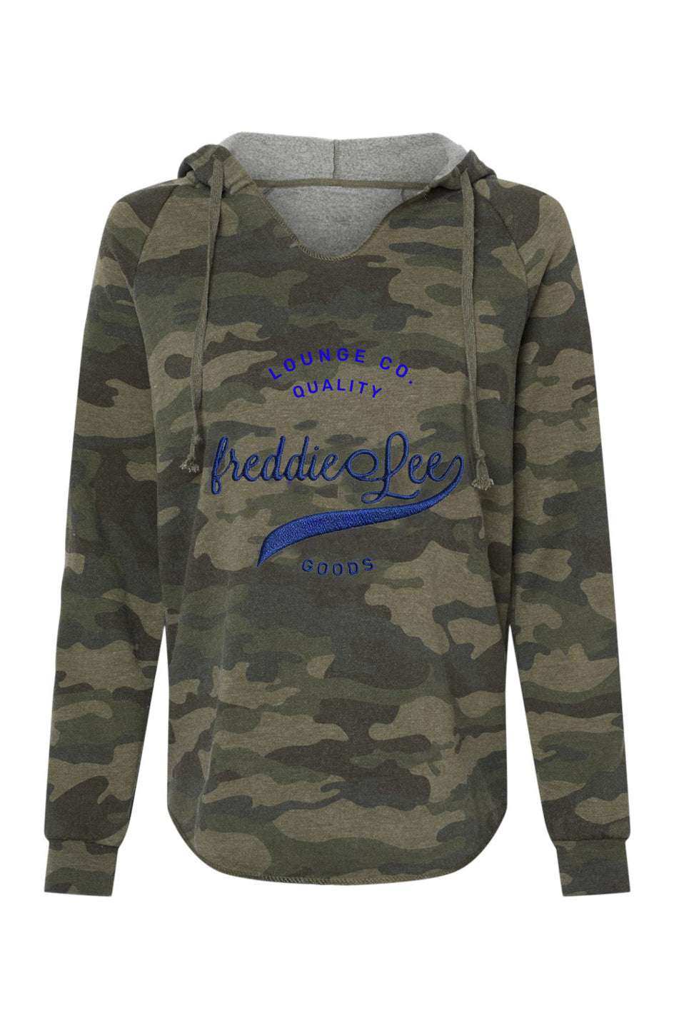 Woodland Lounge Co. Hoodie- Blue Lagoon