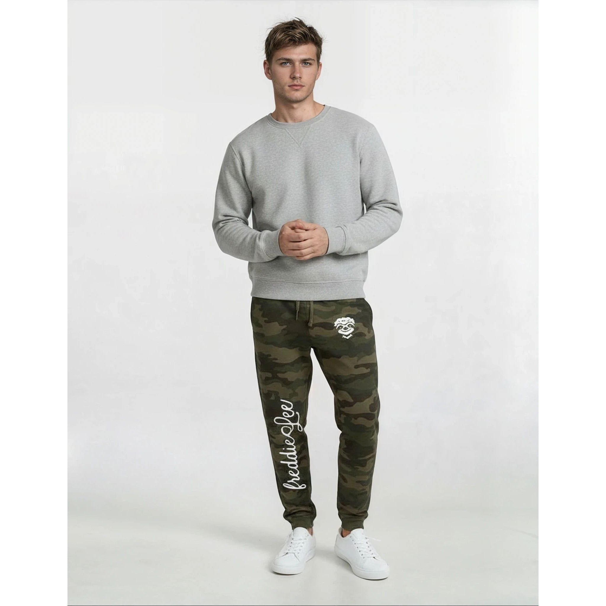 Pantalon de survêtement Signature Sloth Camo - Blanc