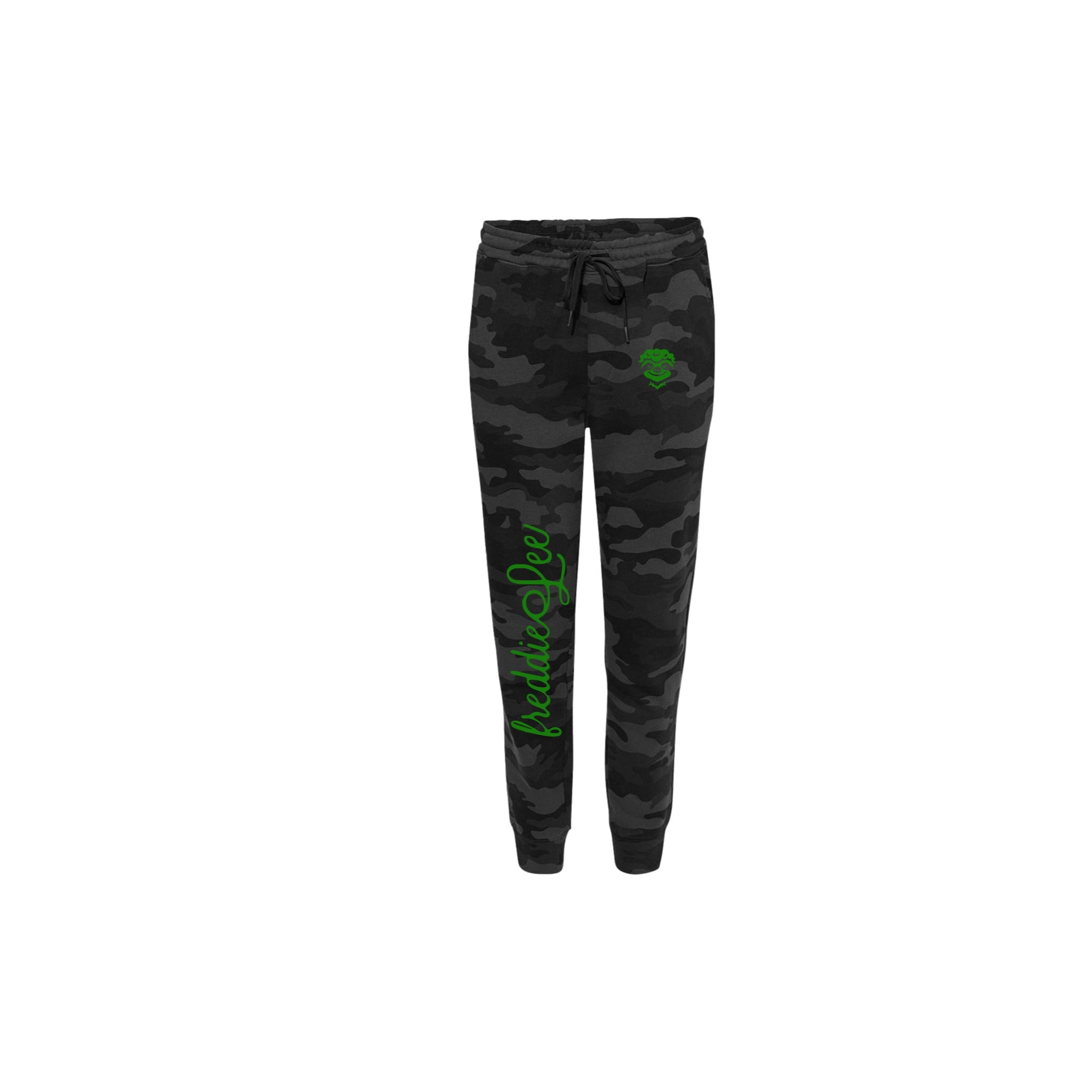 Pantalon de survêtement Signature Sloth Black Camo - Vert