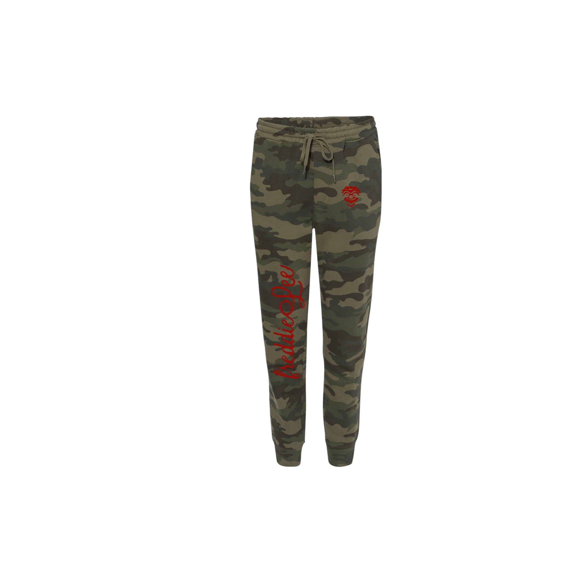 Pantalon de survêtement Signature Sloth Camo - Rouge