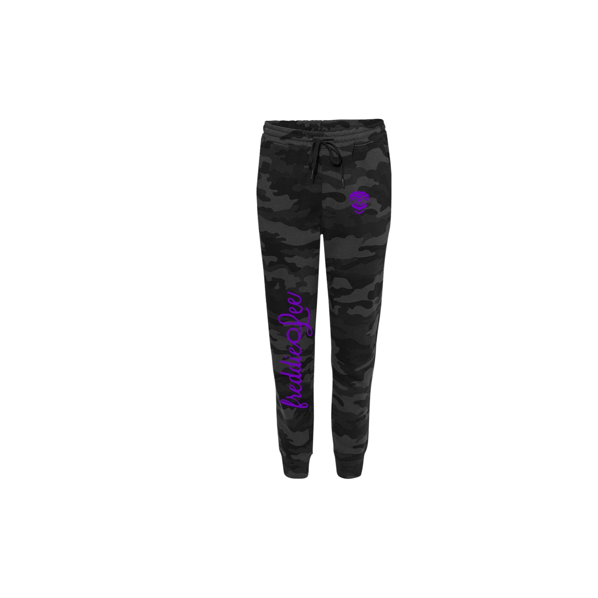 Woodland Blackout Joggers - Sloth Purple