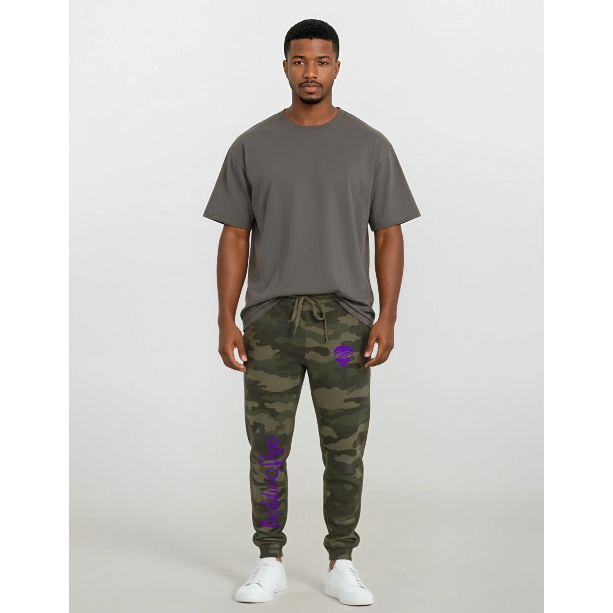 Pantalon de survêtement Signature Sloth Camo - Violet