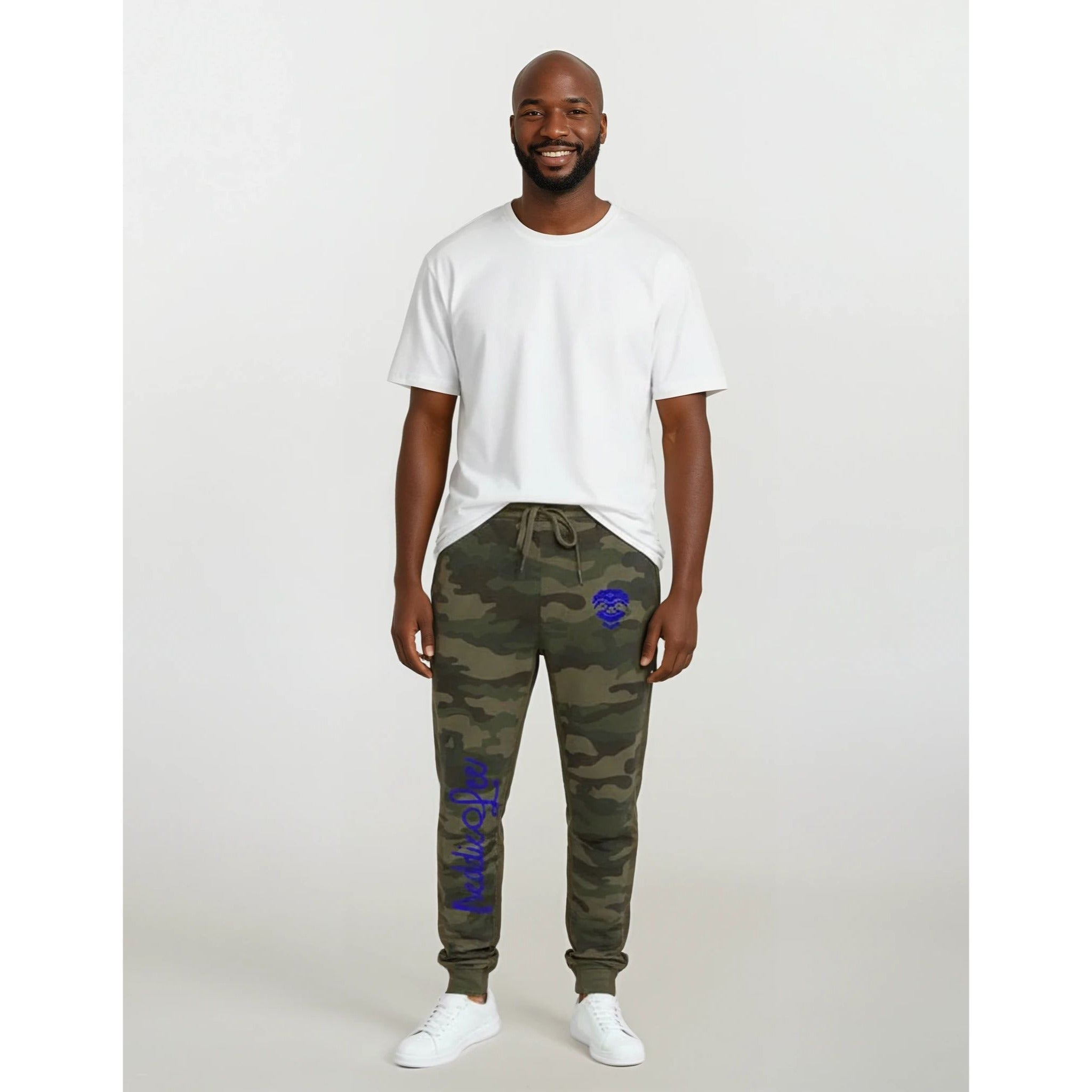 Pantalon de survêtement Signature Sloth Camo - Bleu