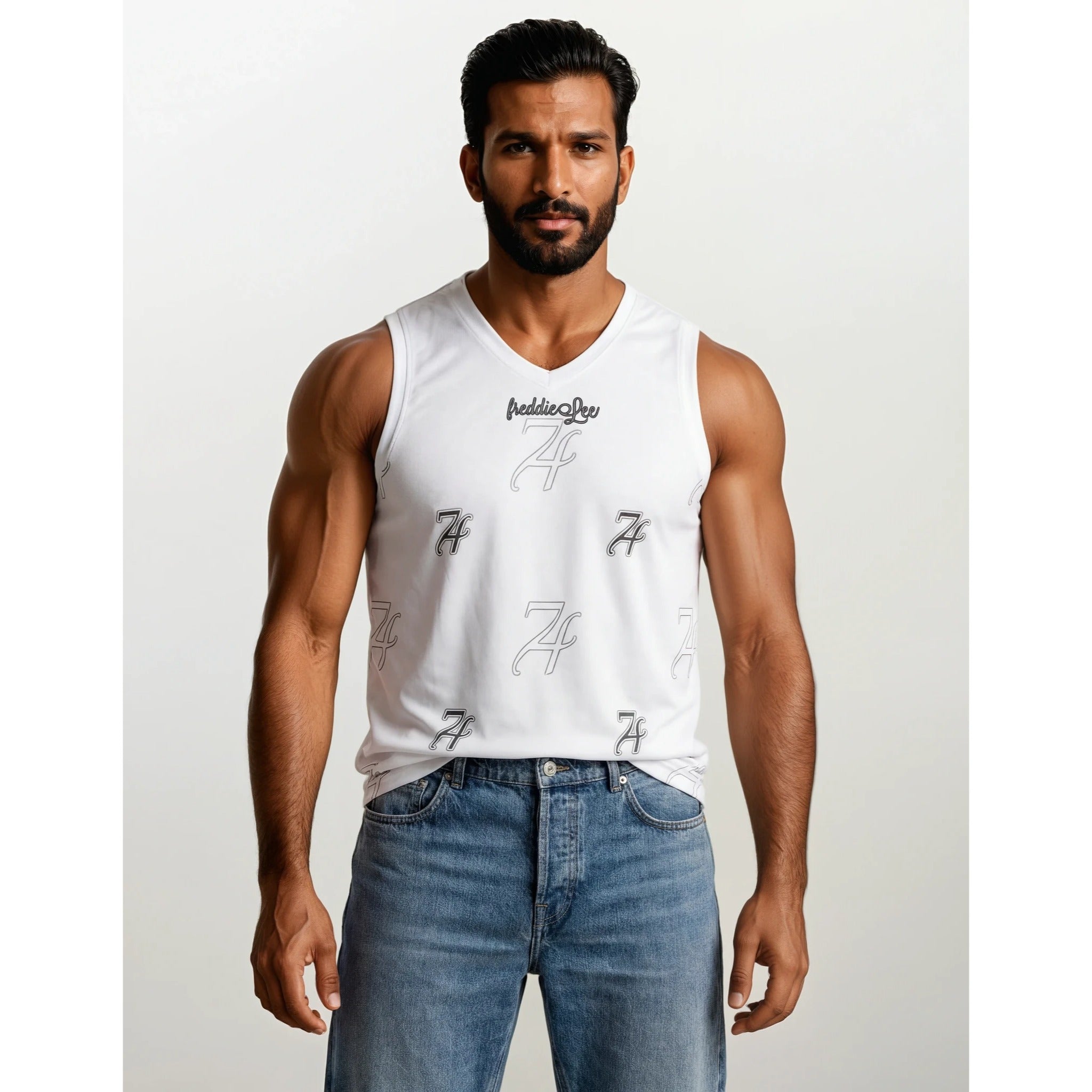 Signature Basketball Tank - White