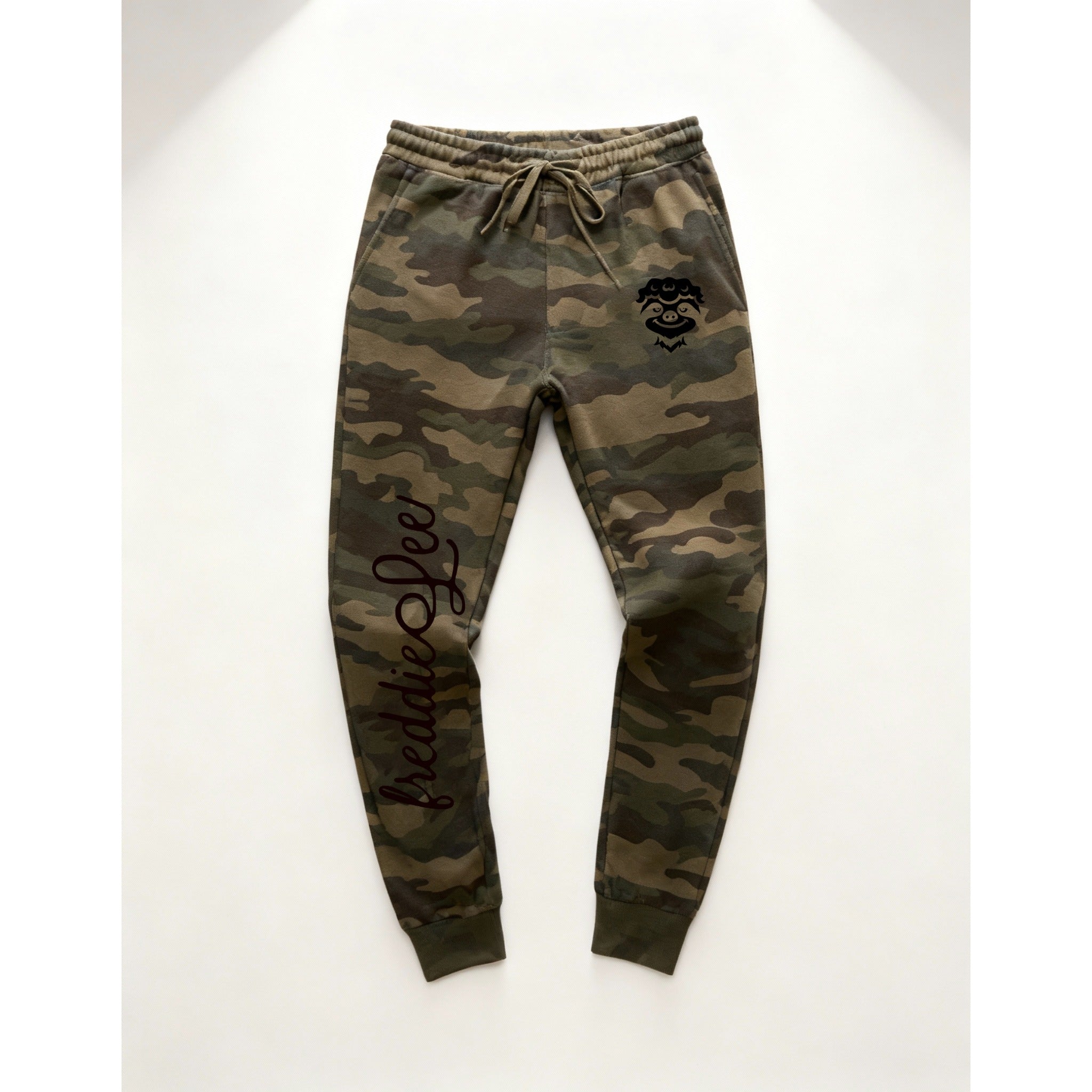 Pantalon de survêtement Signature Sloth Camo - Noir