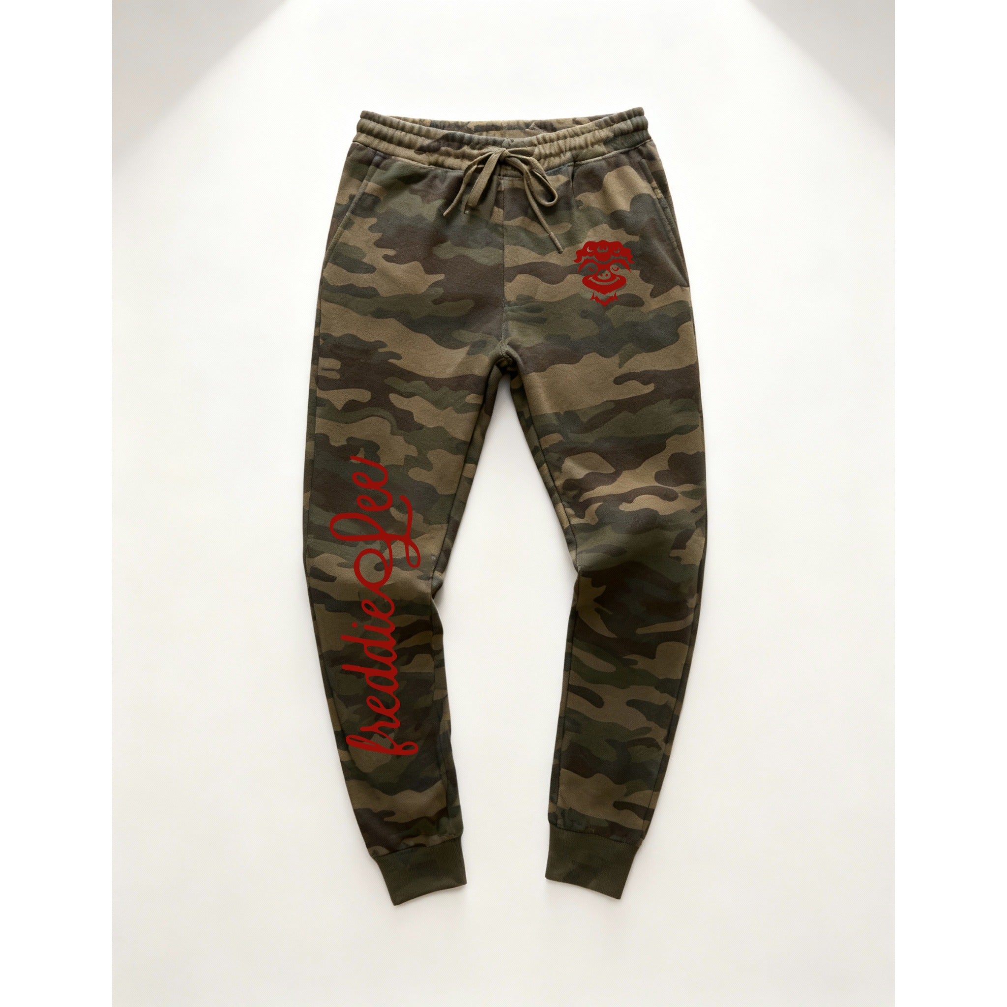 Pantalon de survêtement Signature Sloth Camo - Rouge