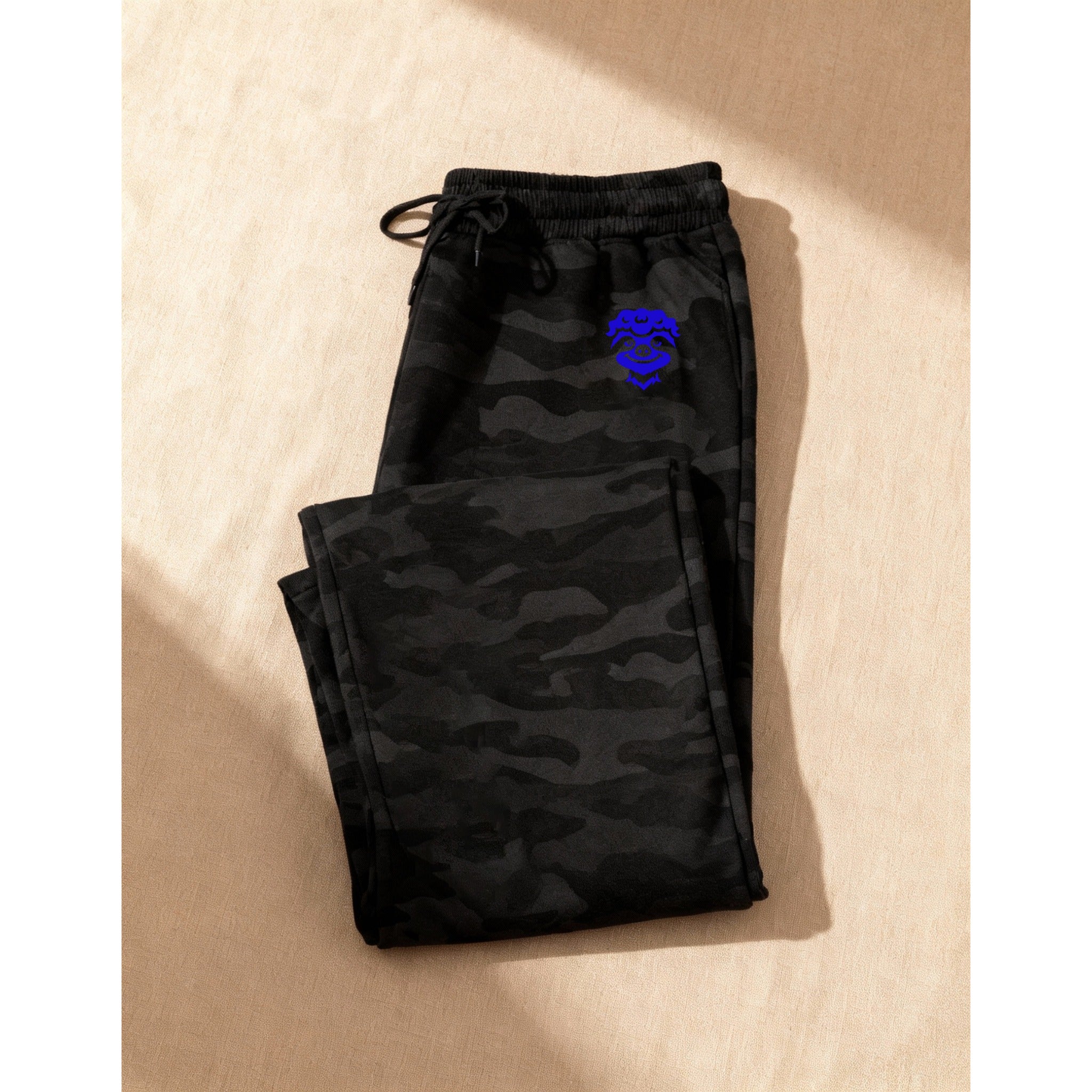 Pantalon de survêtement Signature Sloth Black Camo - Bleu