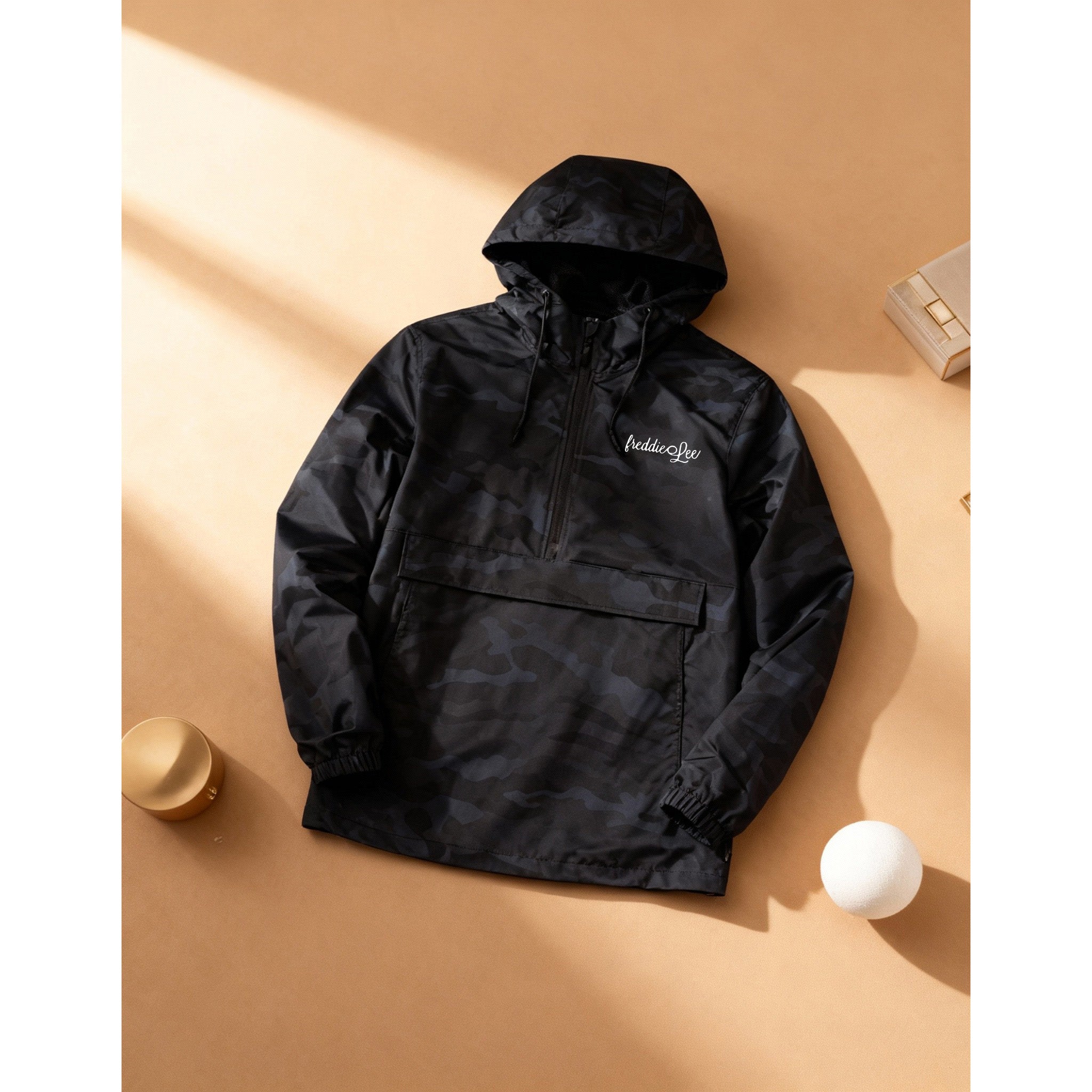 Woodland Blackout Anorak- Pina Colada