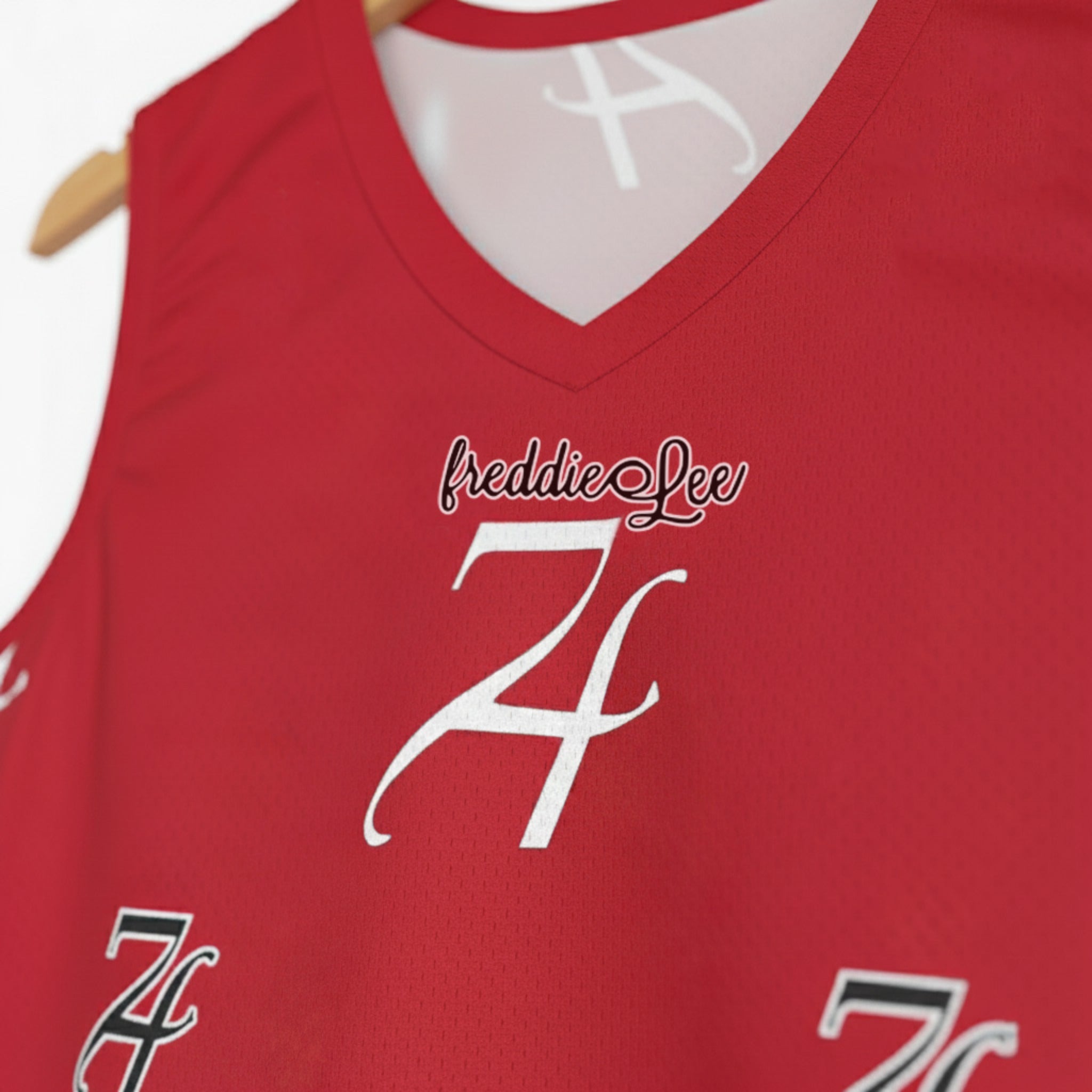 Signature Basketball Tank-Red
