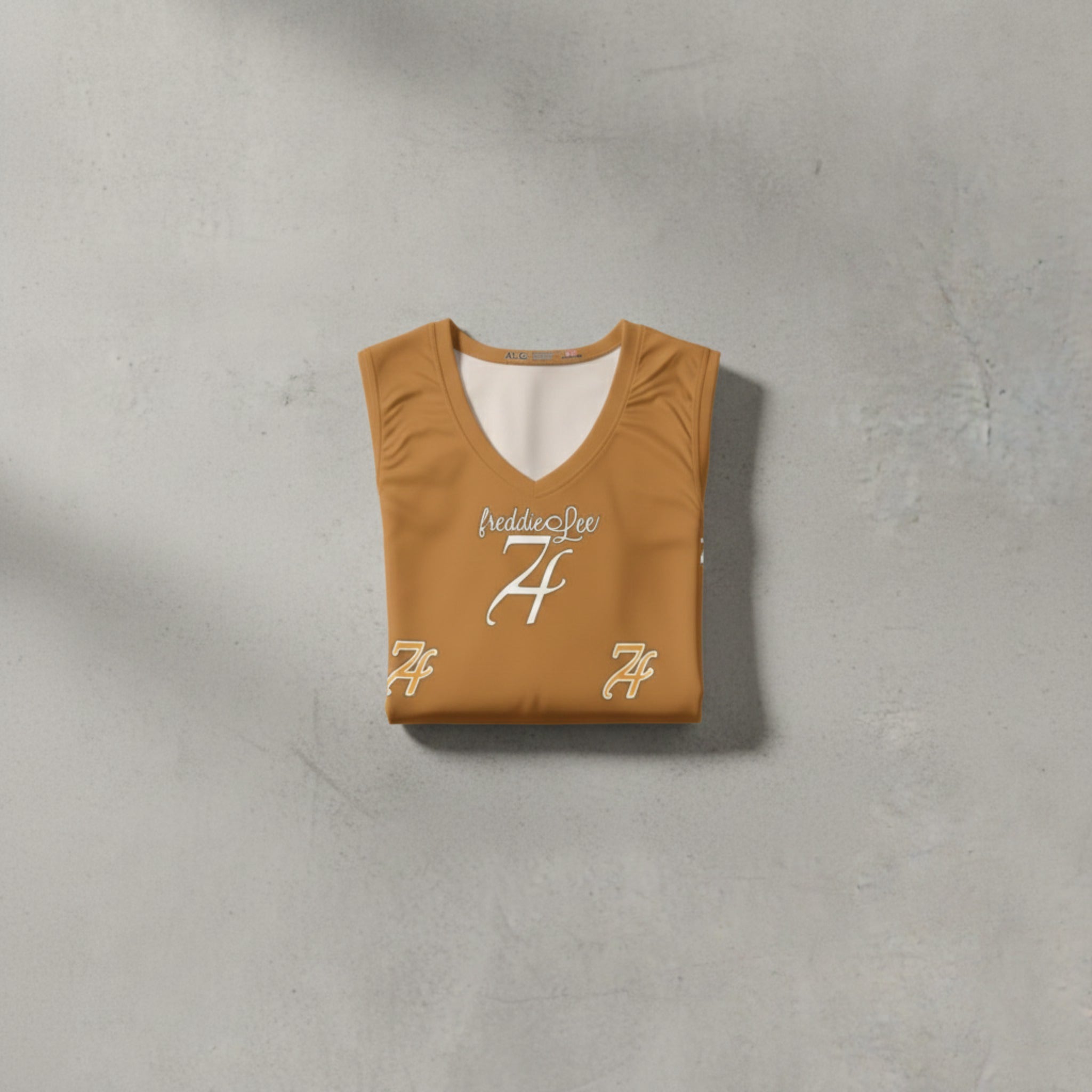 Signature Basketball Tank- Brown