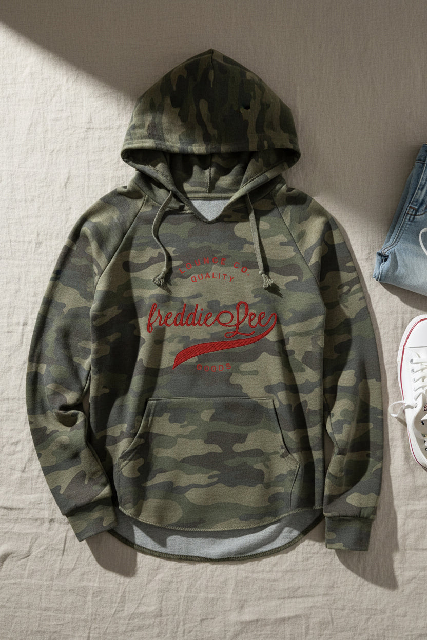 Woodland Lounge Co. Hoodie - Campari Spritz