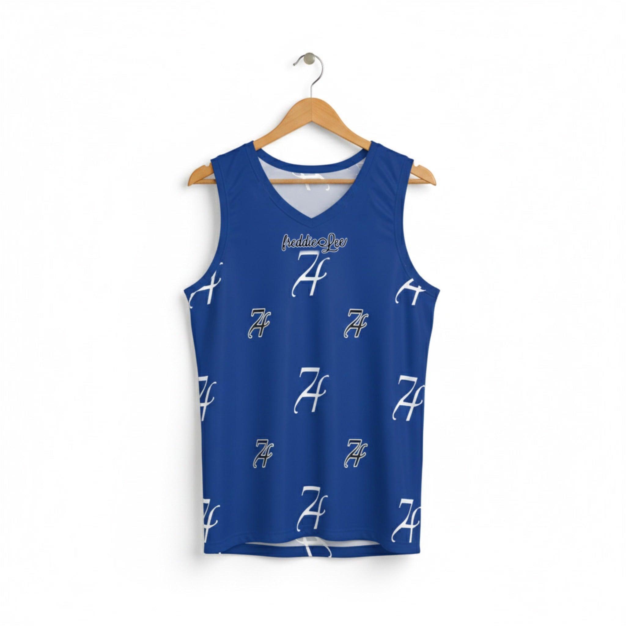 Signature Basketball Tank-Blue