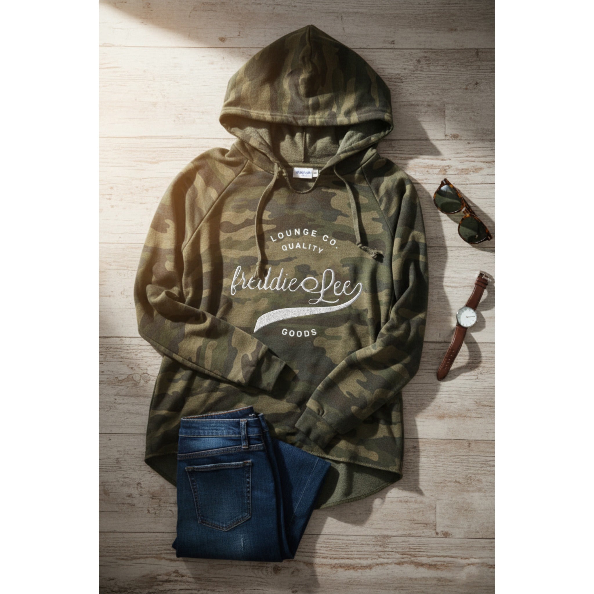 Woodland Lounge Co. Hoodie -Pina Colada