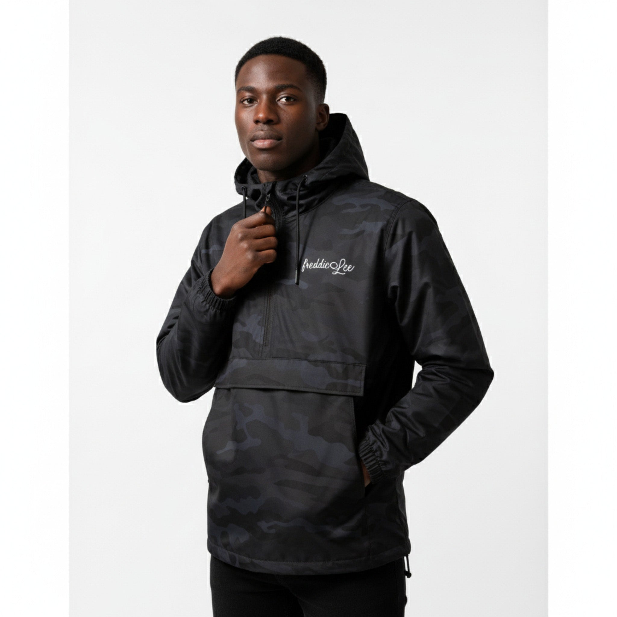 Woodland Blackout Anorak- Pina Colada