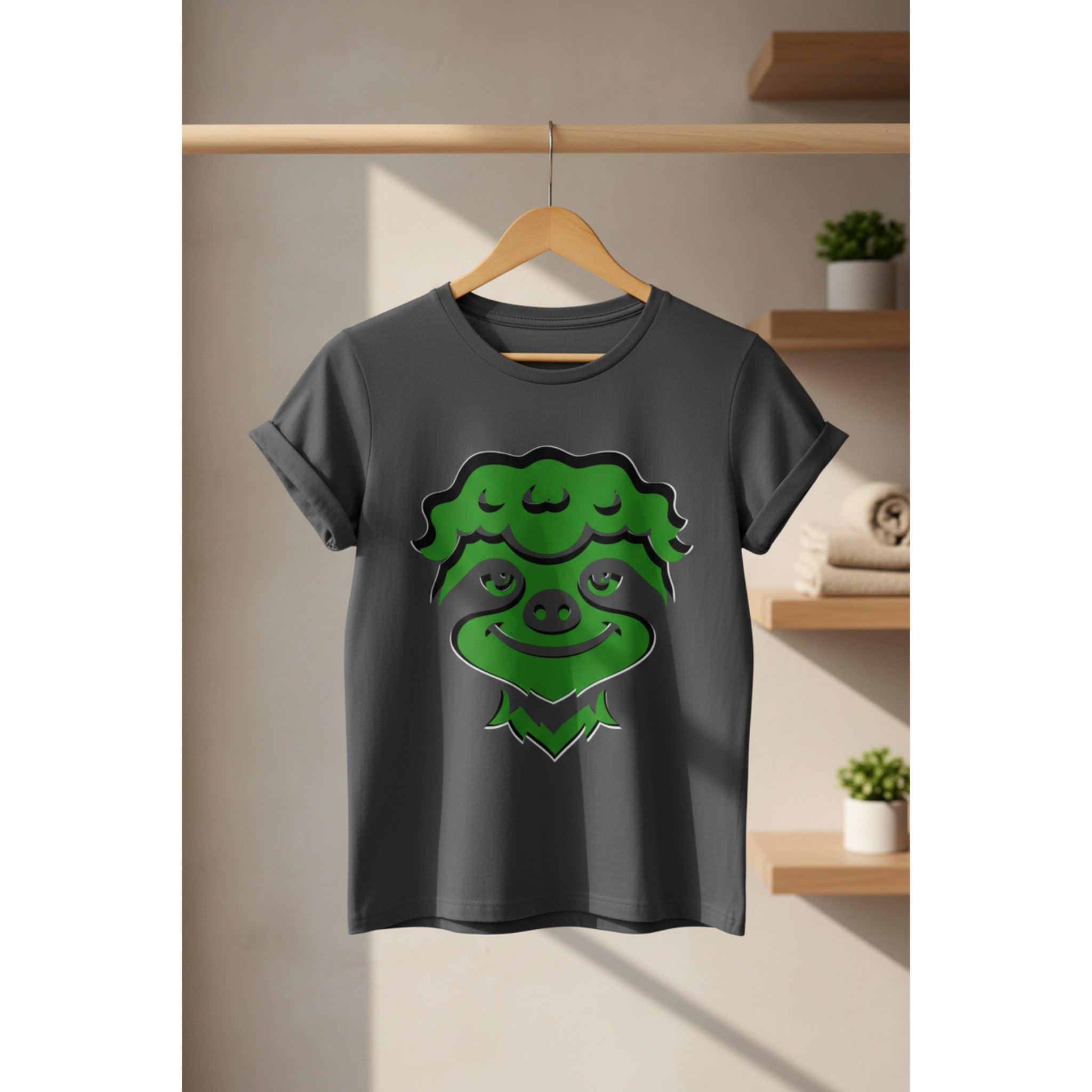 SLTH Noir Vert Tee
