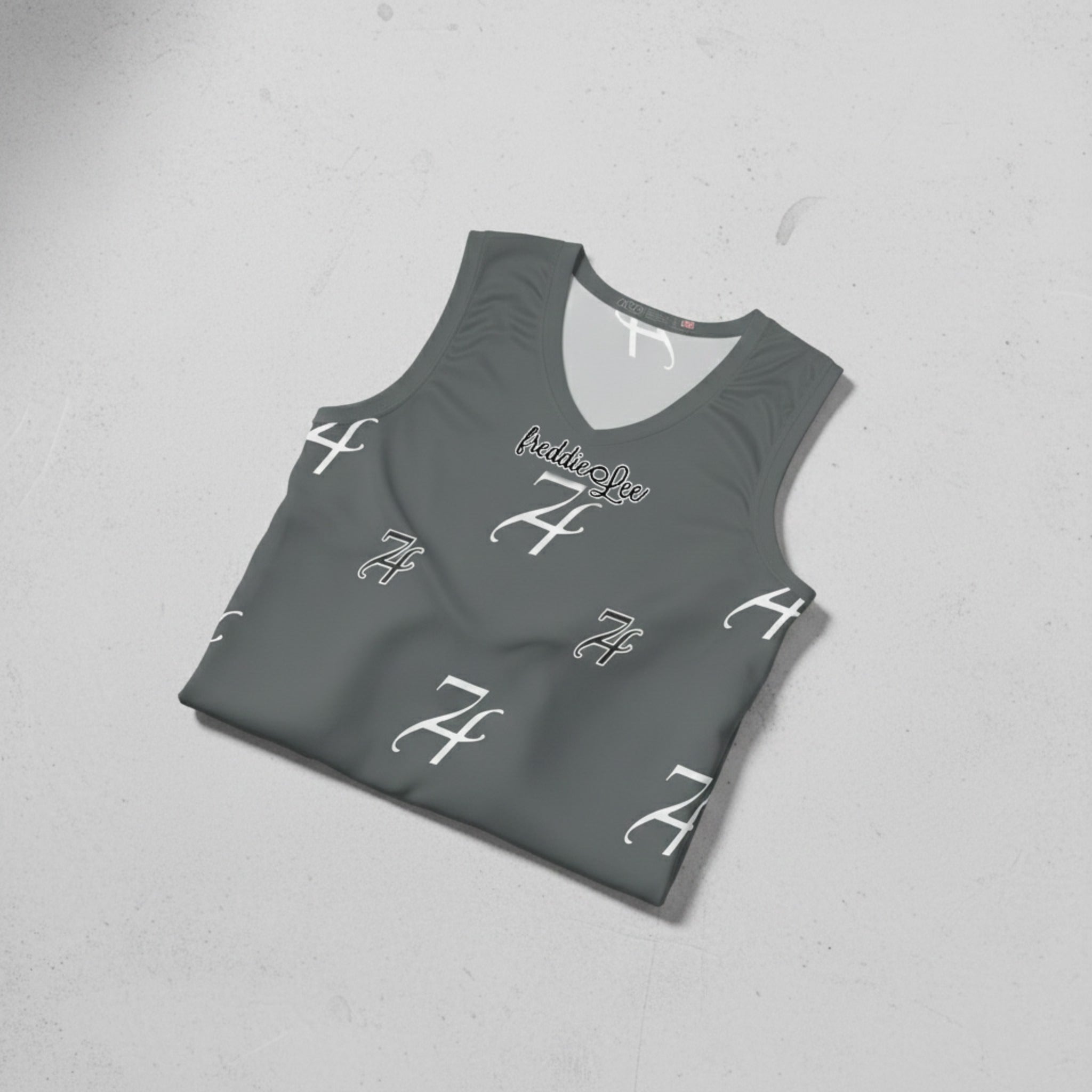Signature Basketball Tank-Grey